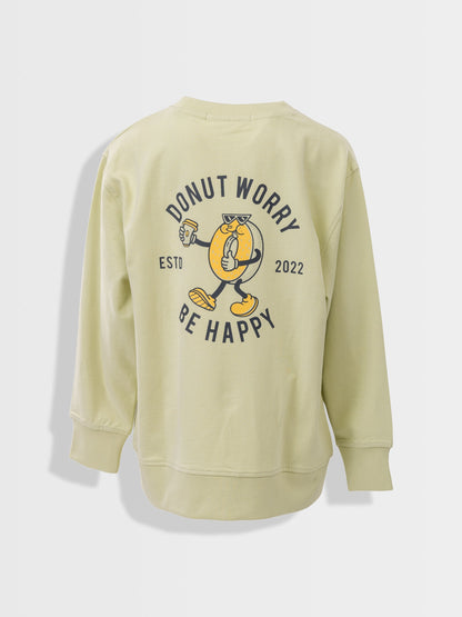 Organický oversized svetr aloe wash donut worry