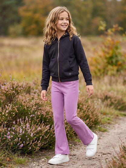 Lavander Pink | Dívčí zvonové legíny