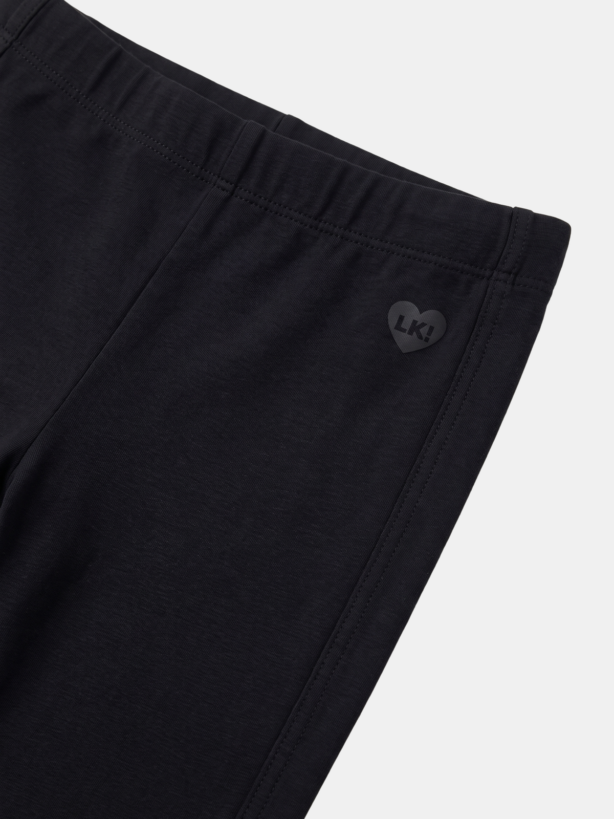 Solid black | Dívčí zvonové legíny