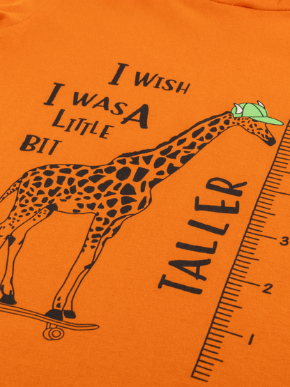 Giraffe Fun | Chlapecké triko s dlouhými rukávy in kapuco