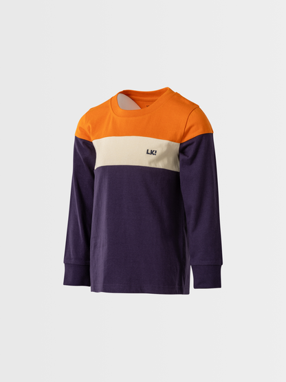 Color Block | Chlapecké triko s dlouhými rukávy
