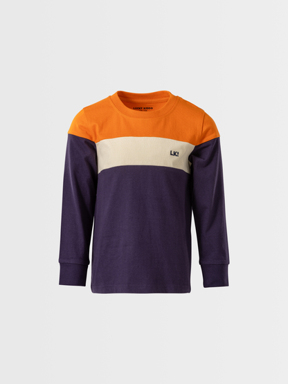 Color Block | Chlapecké triko s dlouhými rukávy
