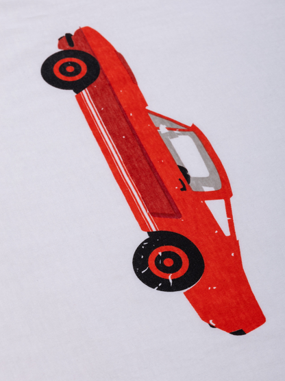 Red Car | Dívčí triko s krátkými rukávy