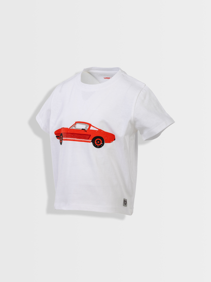 Red Car | Dívčí triko s krátkými rukávy