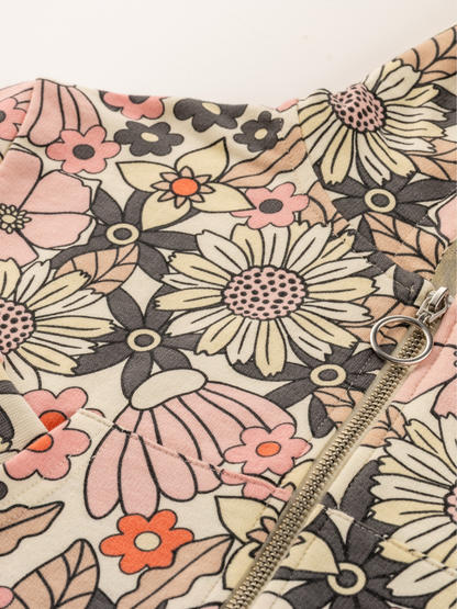 Flower Garden | Mikina s kapucí