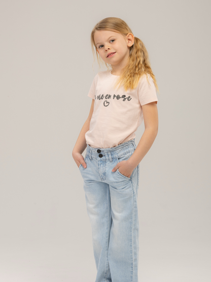 La vie en rose Pearl | Dívčí triko s krátkými rukávy