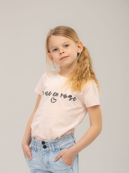 La vie en rose Pearl | Dívčí triko s krátkými rukávy
