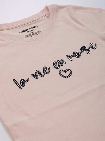 La vie en rose Pearl | Dívčí triko s krátkými rukávy