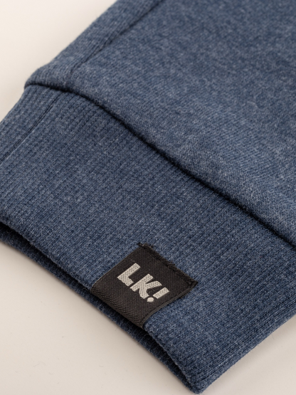 Blue Melange Stitches | Chlapecké tepláky
