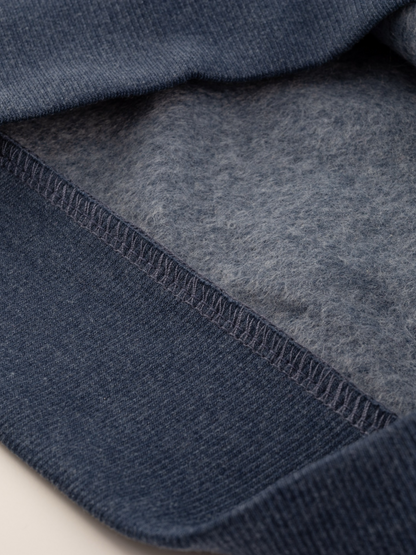 Blue Melange | Chlapecký pulover s kapuco