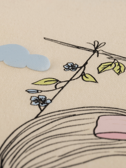 Fly to Happiness | Dívčí tunika s dlouhými rukávy