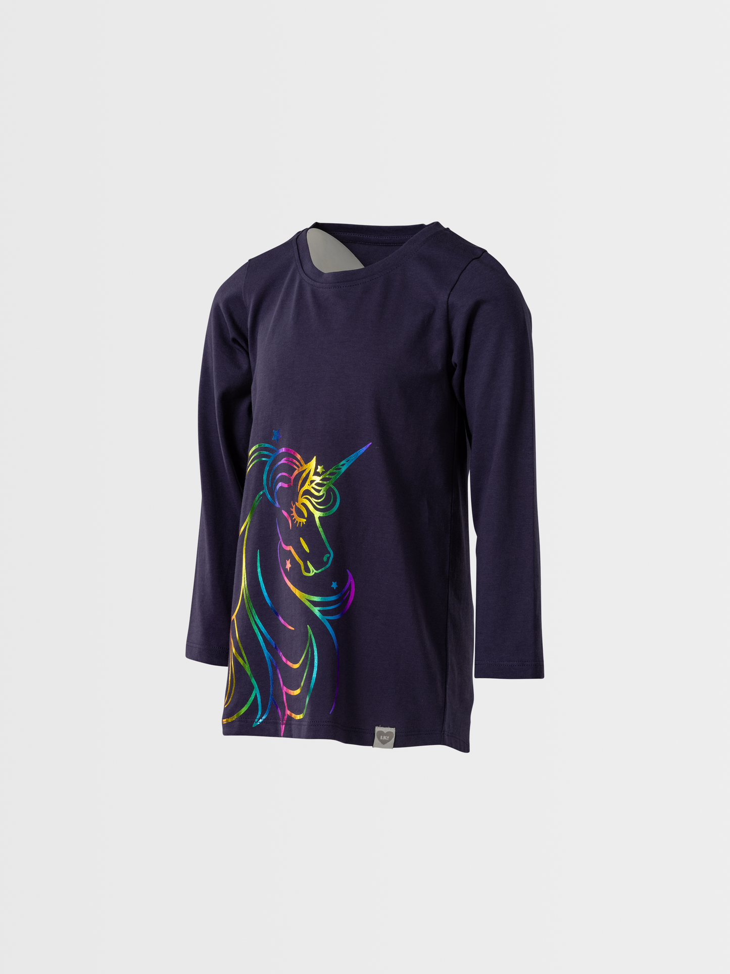 Rainbow Unicorn | Dívčí tunika s dlouhými rukávy