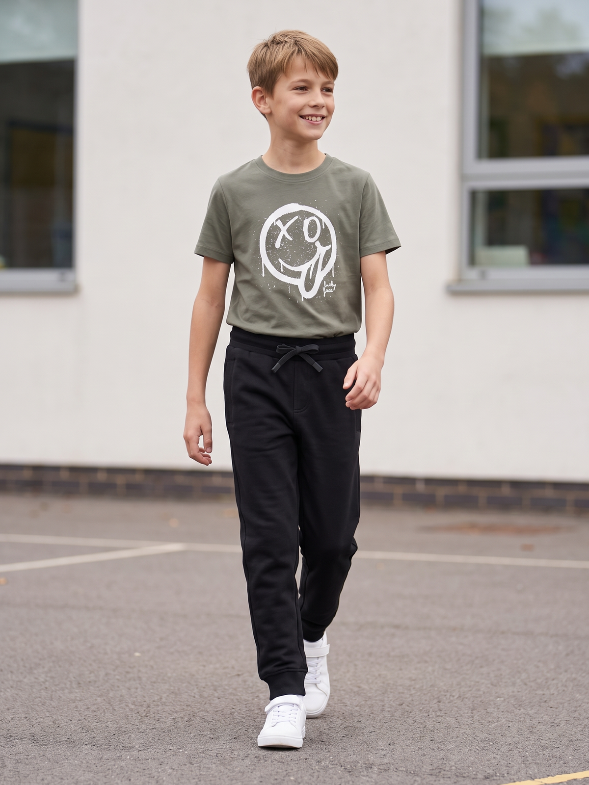Onyx Classic | Zateplené chlapecké tepláky - klasický střih