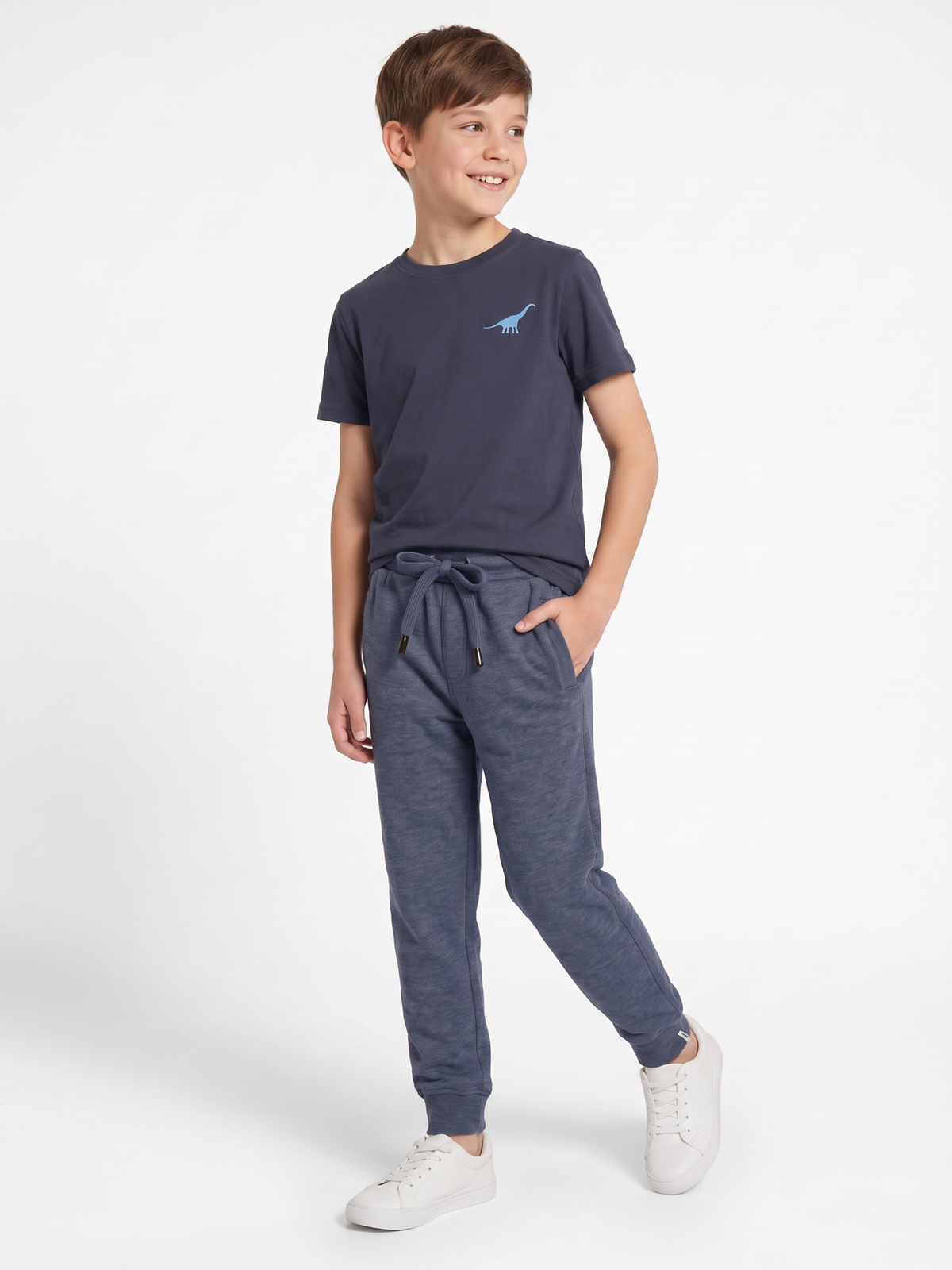 Indigo Classic | Zateplené chlapecké tepláky - klasický střih