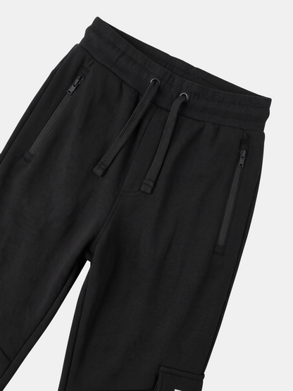 Onyx Cargo | Zateplené chlapecké cargo tepláky - klasický střih
