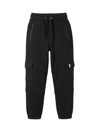 Onyx Cargo | Zateplené chlapecké cargo tepláky - klasický střih