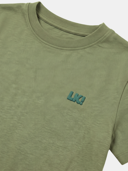 Moss Logo | Chlapecké tričko s krátkým rukávem - klasický střih