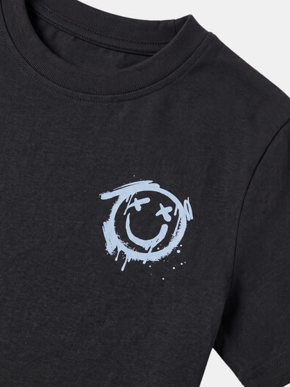 Onyx Smiley | Chlapecké tričko s krátkým rukávem - klasický střih