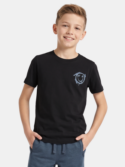 Onyx Smiley | Chlapecké tričko s krátkým rukávem - klasický střih
