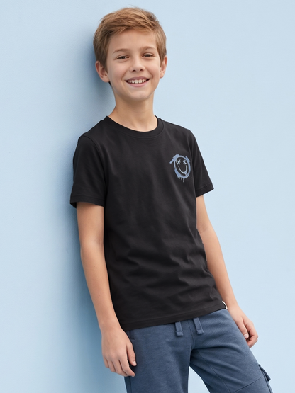 Onyx Smiley | Chlapecké tričko s krátkým rukávem - klasický střih