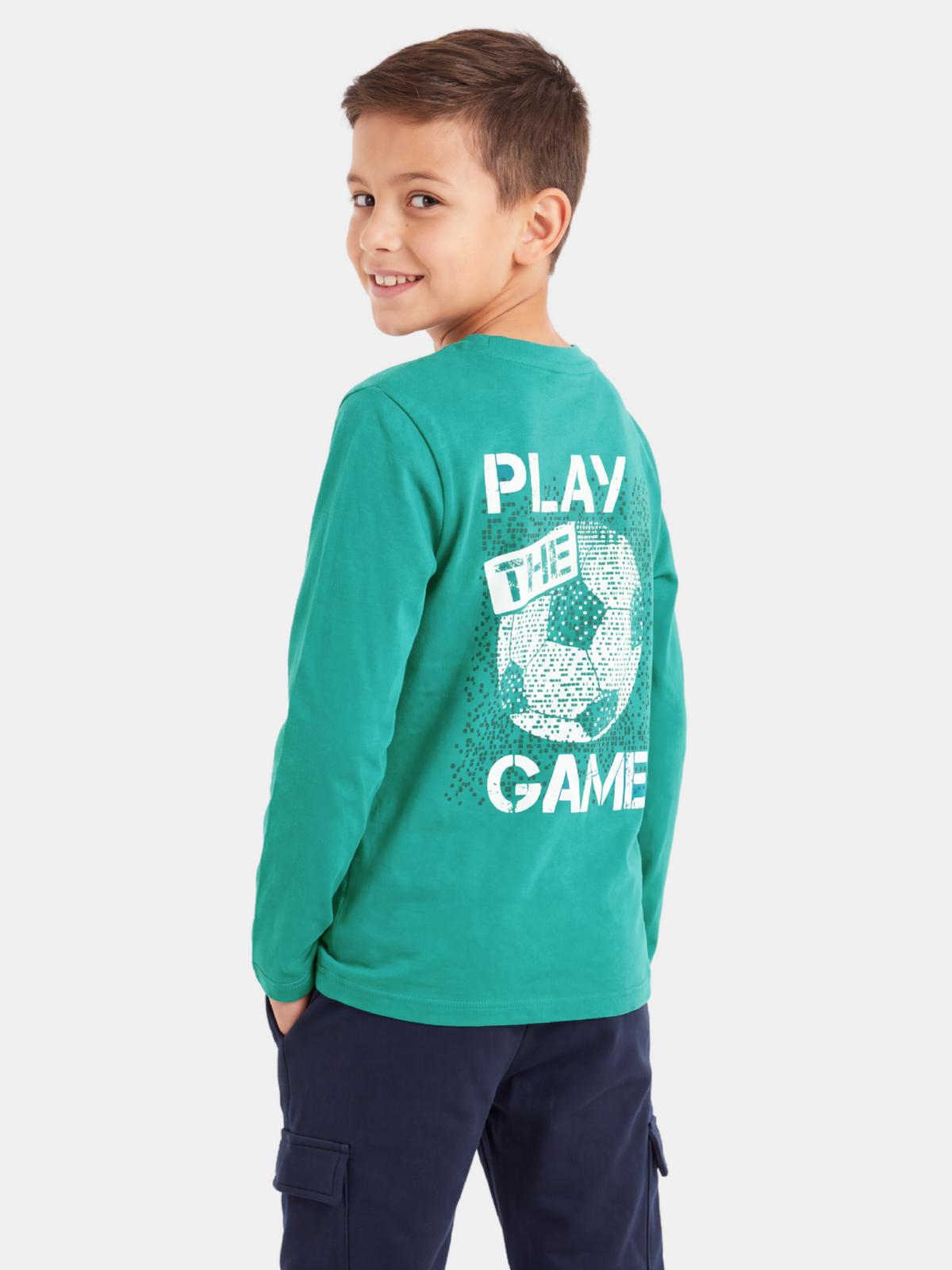 Play The Game | Chlapecké tričko s dlouhým rukávem - klasický střih