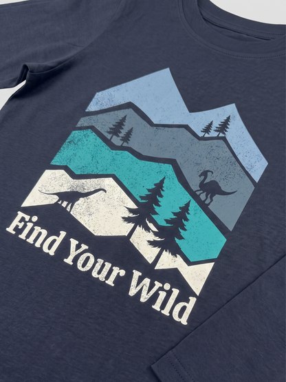 Find Your Wild | Chlapecké tričko s dlouhým rukávem - klasický střih