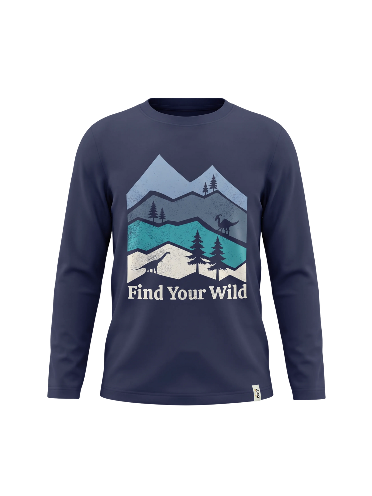 Find Your Wild | Chlapecké tričko s dlouhým rukávem - klasický střih