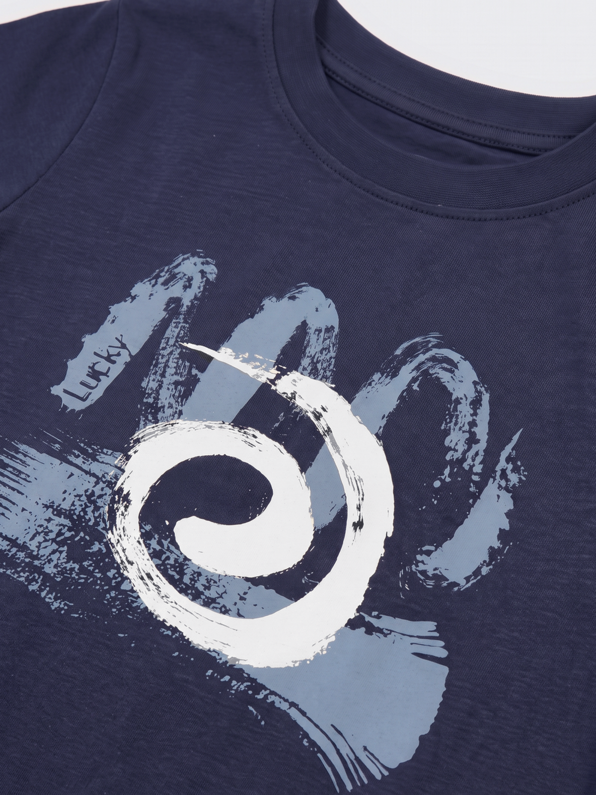 Brush Swirl | Chlapecké tričko s krátkým rukávem - klasický střih