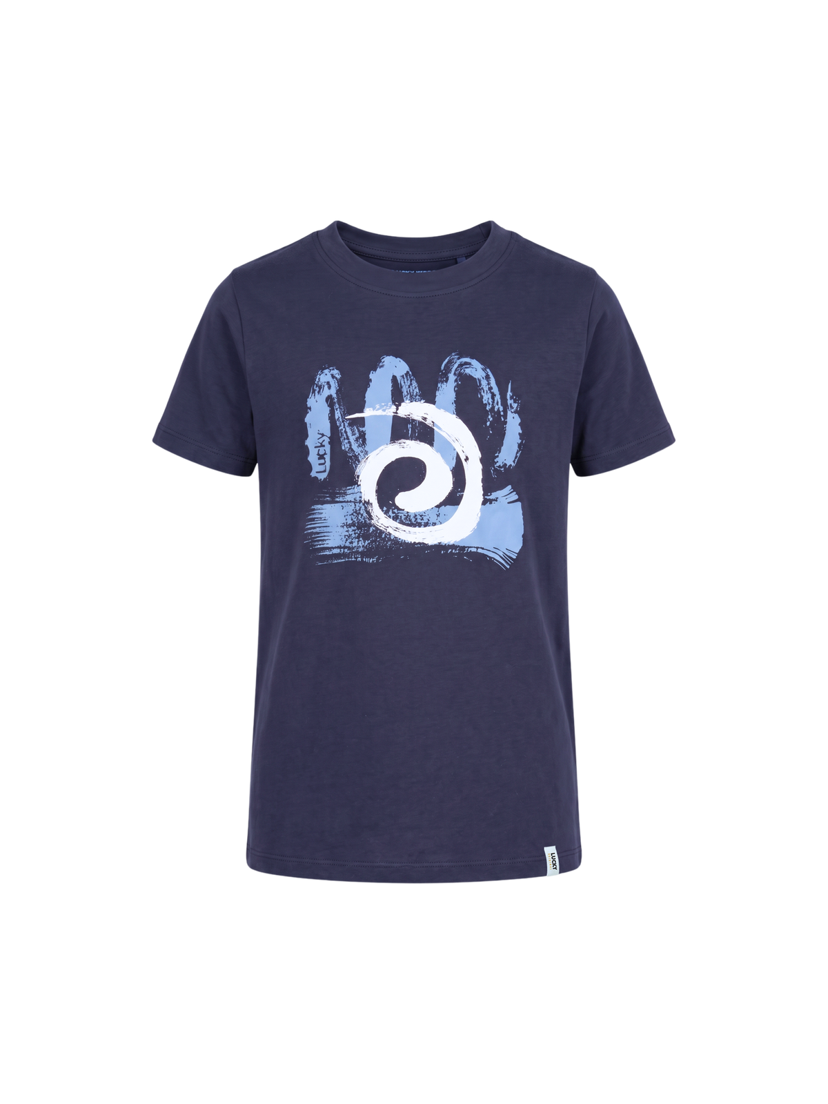 Brush Swirl | Chlapecké tričko s krátkým rukávem - klasický střih