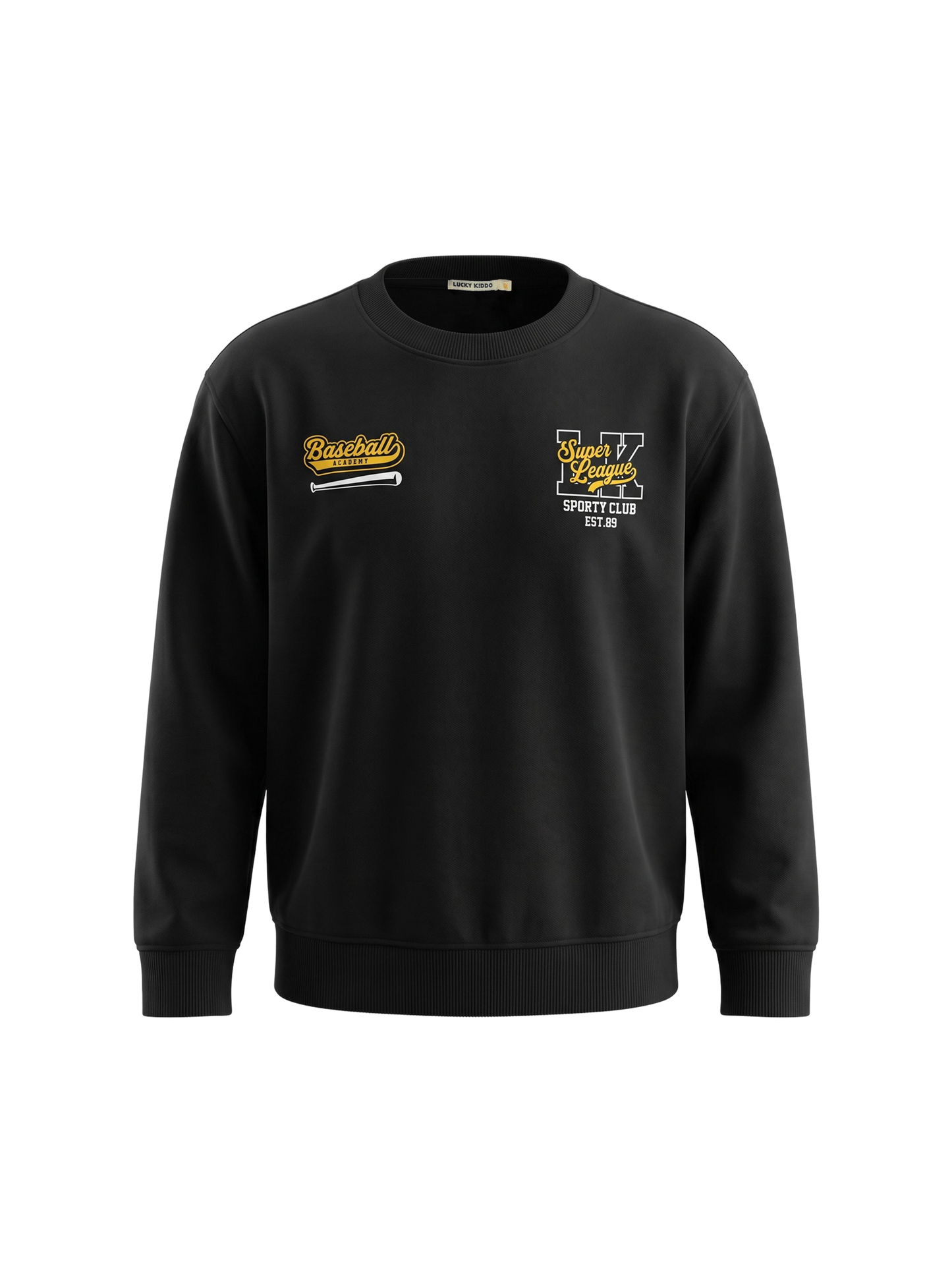 Black Logo | Chlapecký pulover - oversized střih