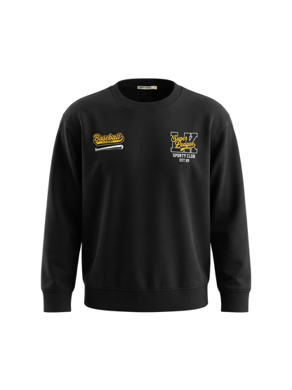 Black Logo | Chlapecký pulover - oversized střih