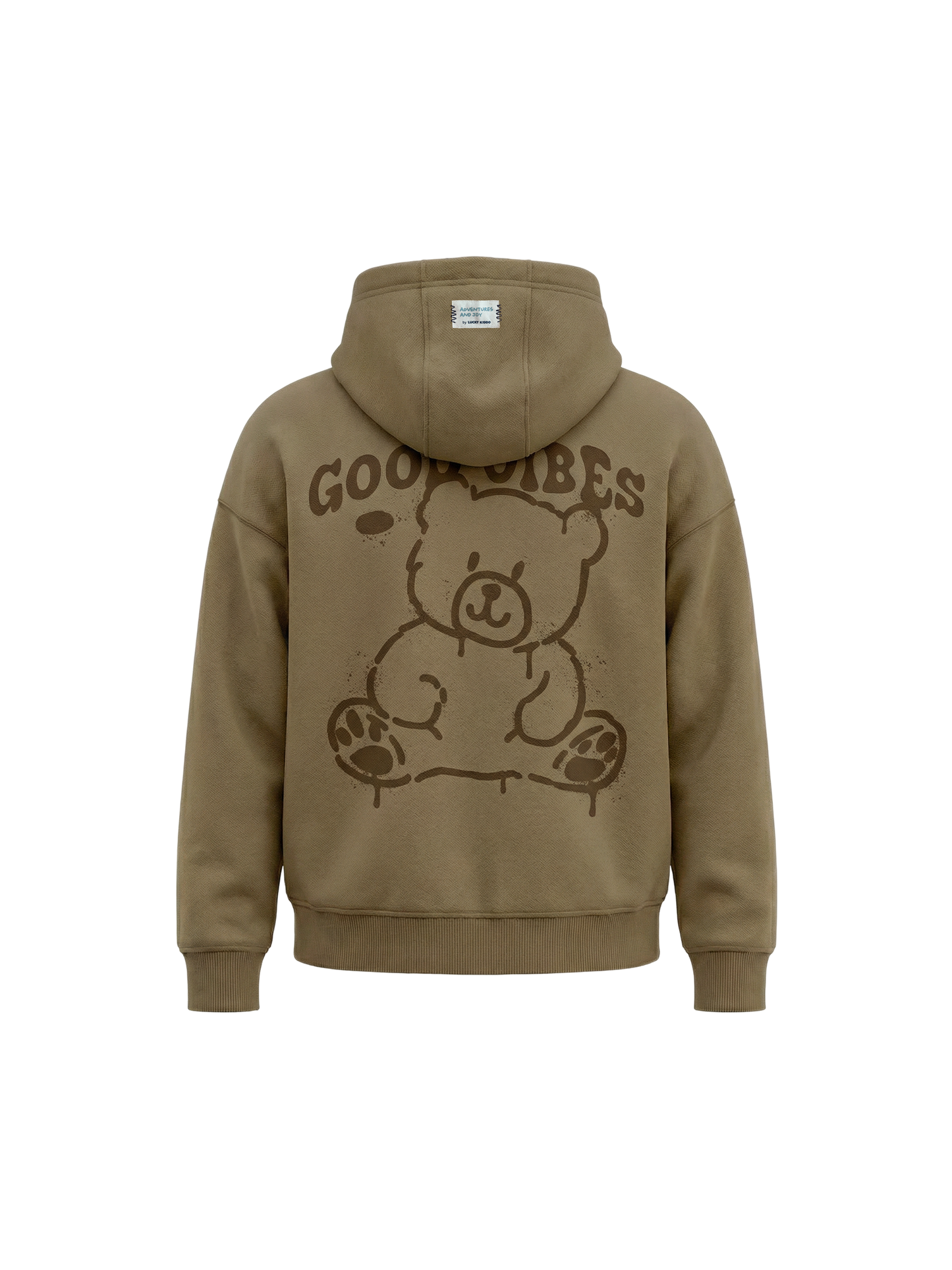 Camel Good Vibes | Zateplený chlapecký pulover s kapucí - oversized střih