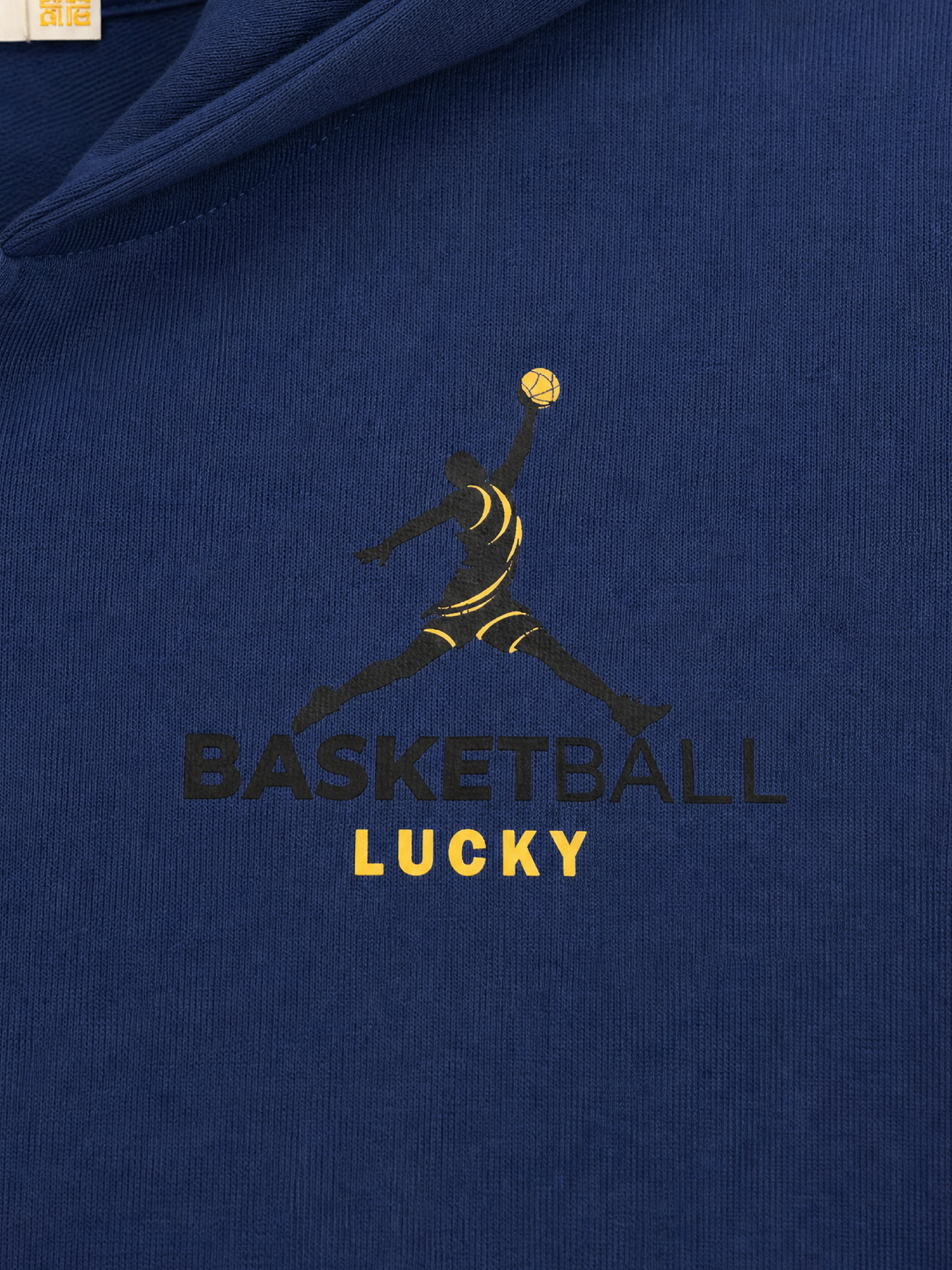 Navy Basket | Chlapecký mikina s kapucí - klasický střih