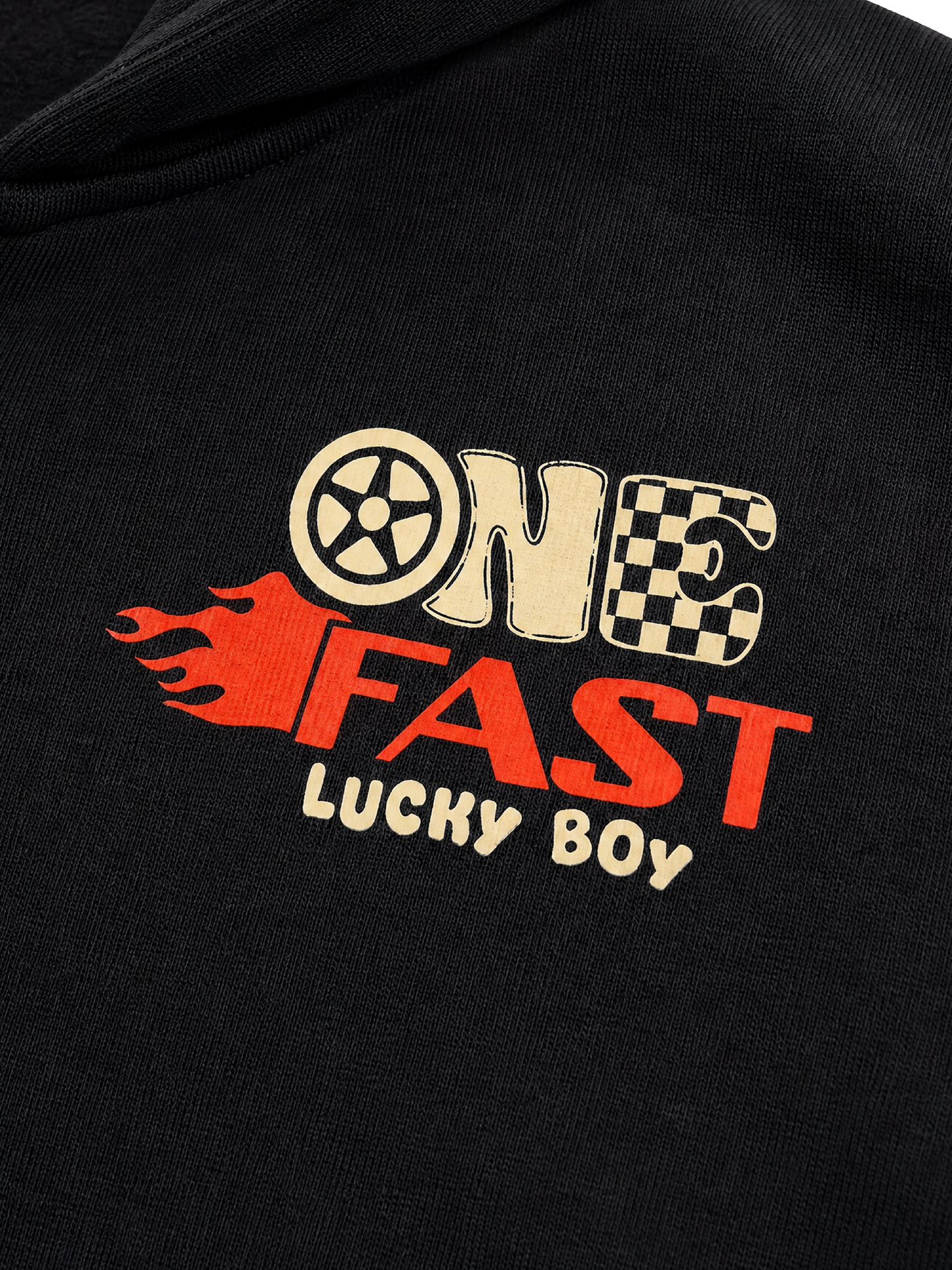 Black Fast | Zateplený chlapecký mikina s kapucí - klasický střih