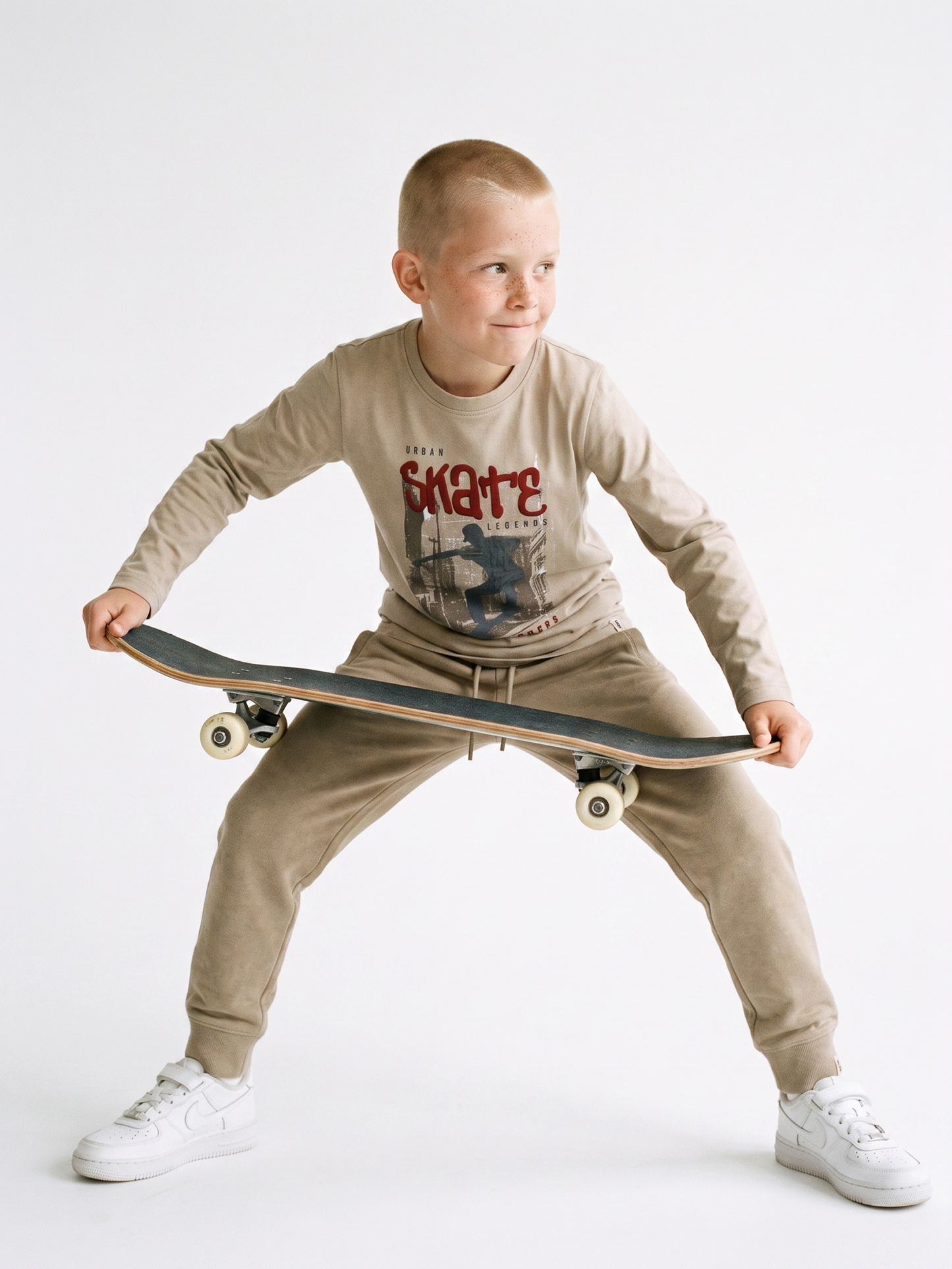 Sand Skate | Chlapecké tričko s dlouhými rukávy - klasický střih