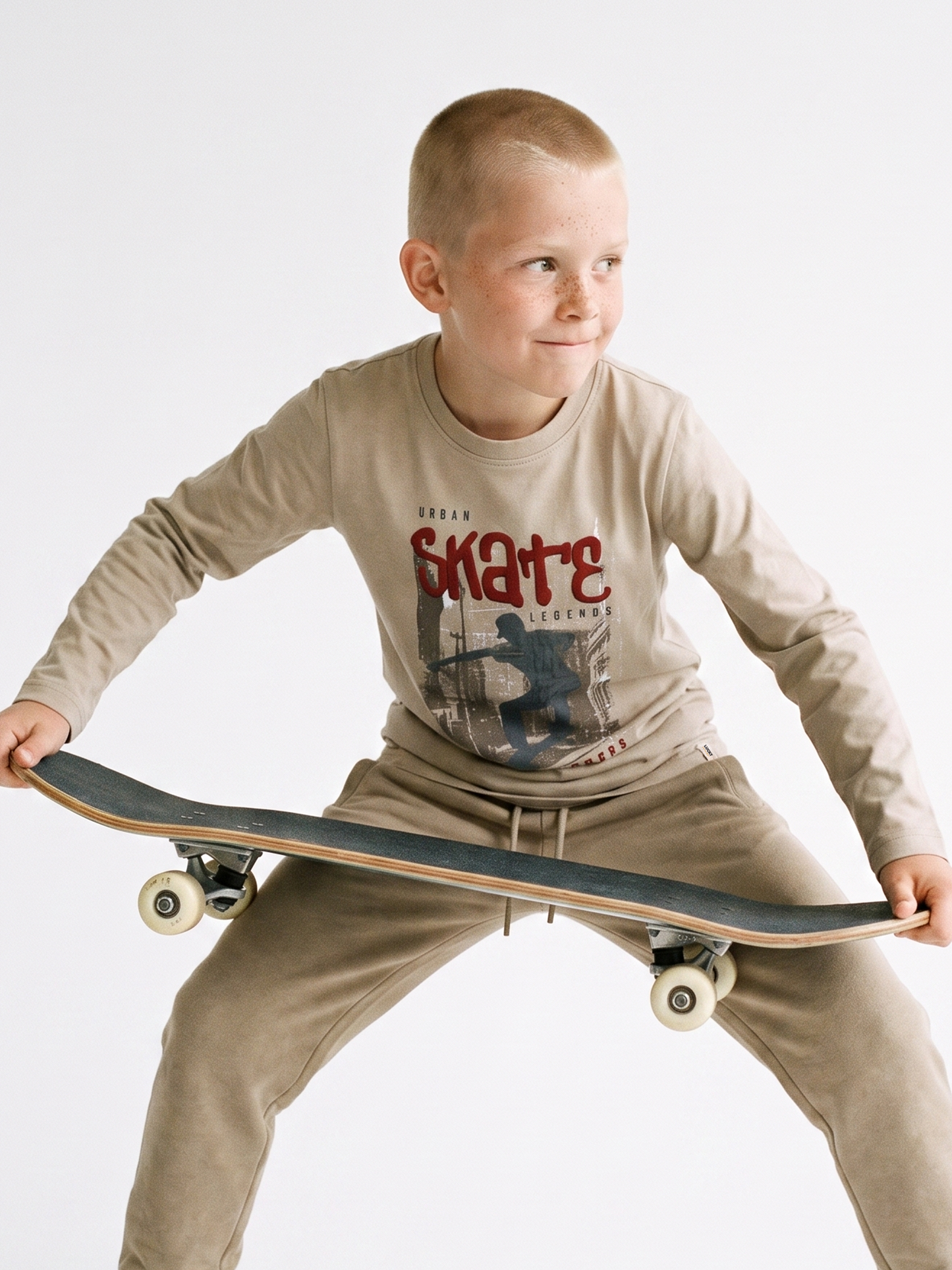 Sand Skate | Chlapecké tričko s dlouhými rukávy - klasický střih