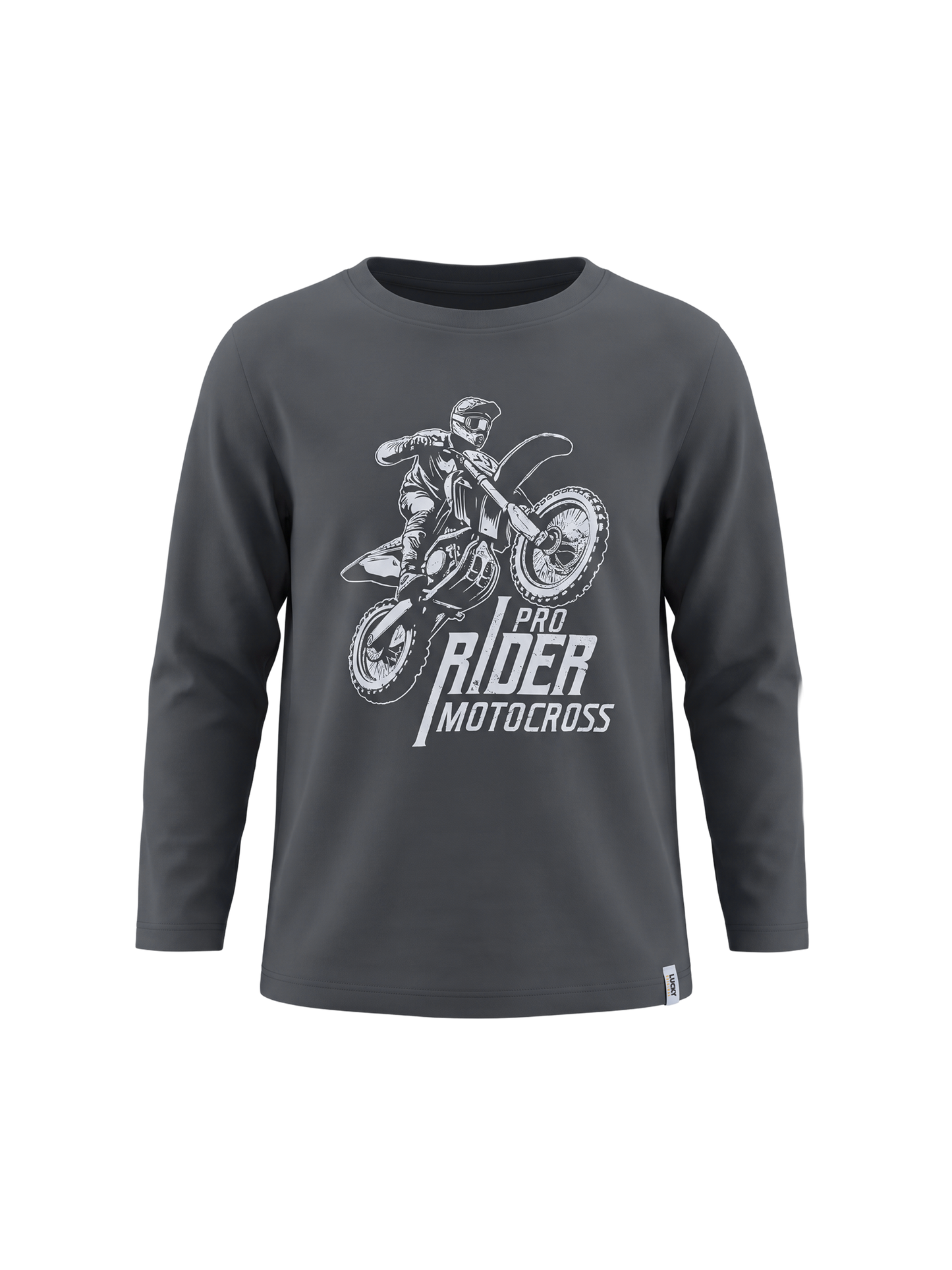 Iron Rider | Chlapecké tričko s dlouhými rukávy - klasický střih