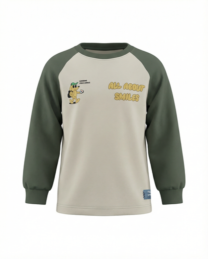 Sand Happy Dog | Chlapecké tričko s dlouhými rukávy - volný střih