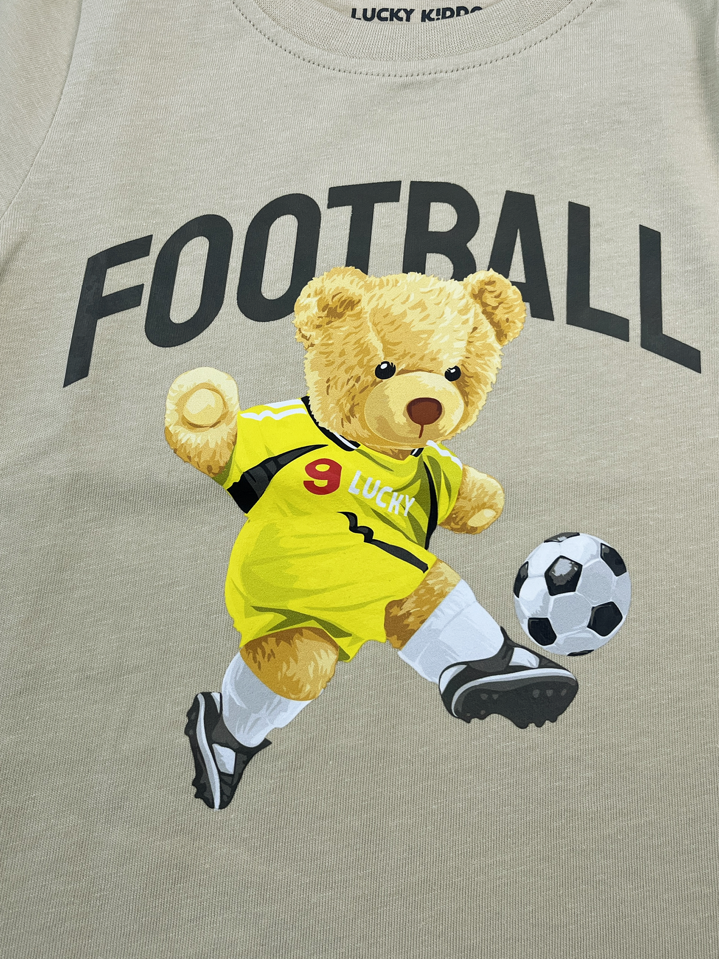 Sand Football Teddy | Chlapecké tričko s dlouhými rukávy - klasický střih