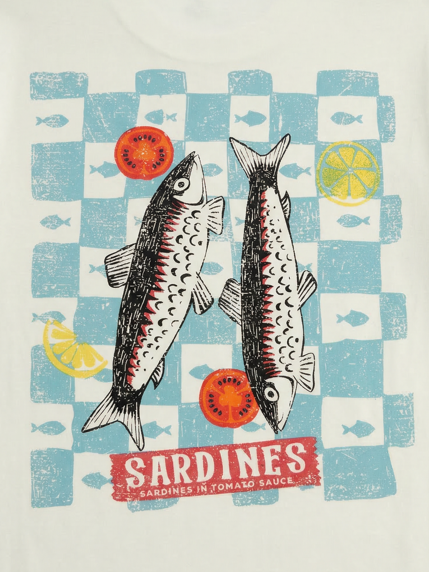 Sardine Party | Chlapecké tričko s krátkými rukávy
