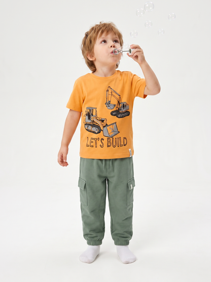 Sage Cargo | Chlapecké cargo tepláky - volný střih