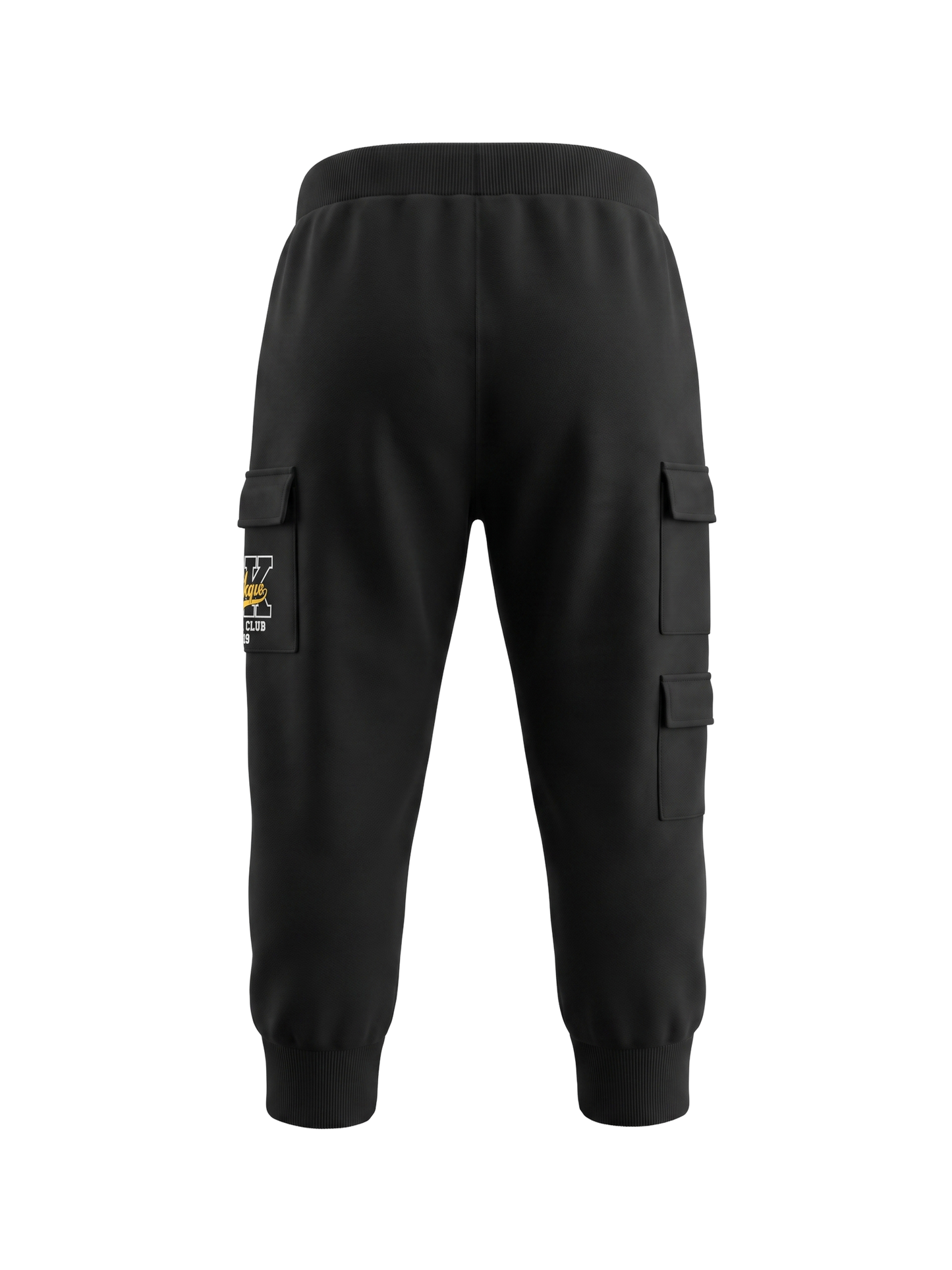 Black Cargo Vibe | Chlapecké cargo tepláky - volný střih