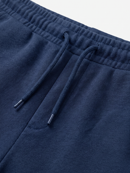 Midnight Navy | Zateplené chlapecké tepláky - volný střih