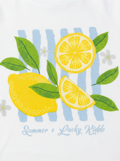 Lemon Squeeze Fun | Dívčí tričko s krátkými rukávy