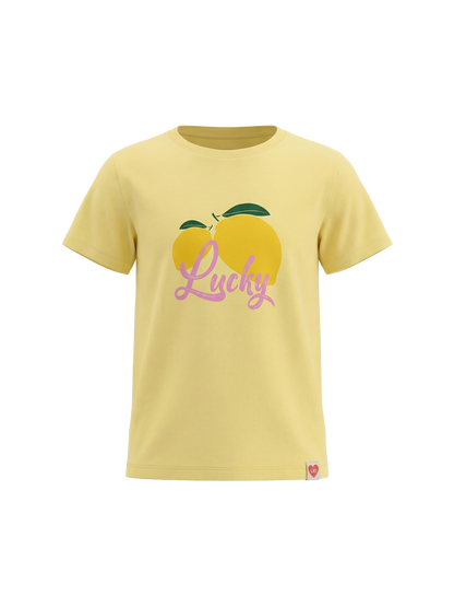 Lucky Lemon Smile | Dívčí tričko s krátkými rukávy