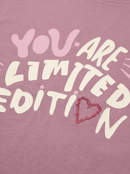 Lilac Limited Edition | Dívčí tričko s krátkými rukávy - volný střih
