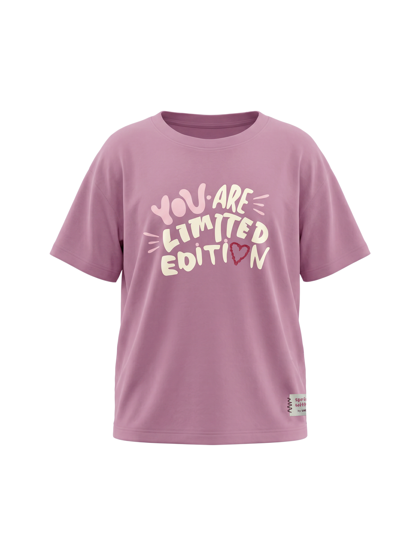 Lilac Limited Edition | Dívčí tričko s krátkými rukávy - volný střih
