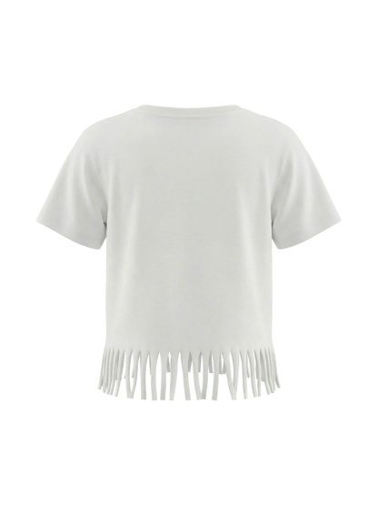 Hibiscus Fringe Dream | Dívčí tričko s krátkými rukávy