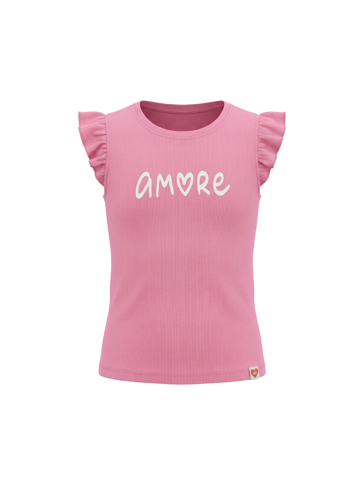 Amore Heart Glow | Dívčí tričko s krátkými rukávy