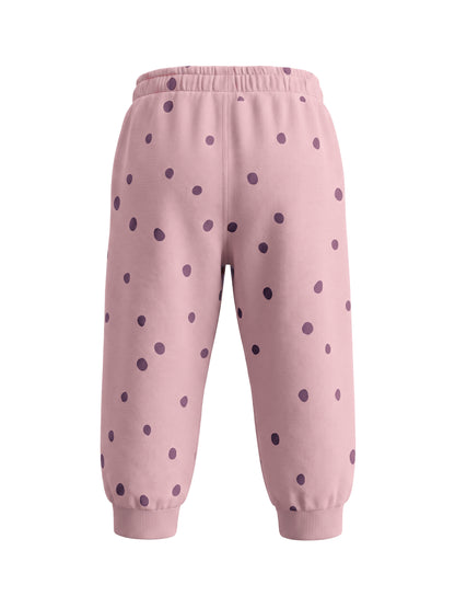 Rose Dots | Dívčí tepláky - volný střih